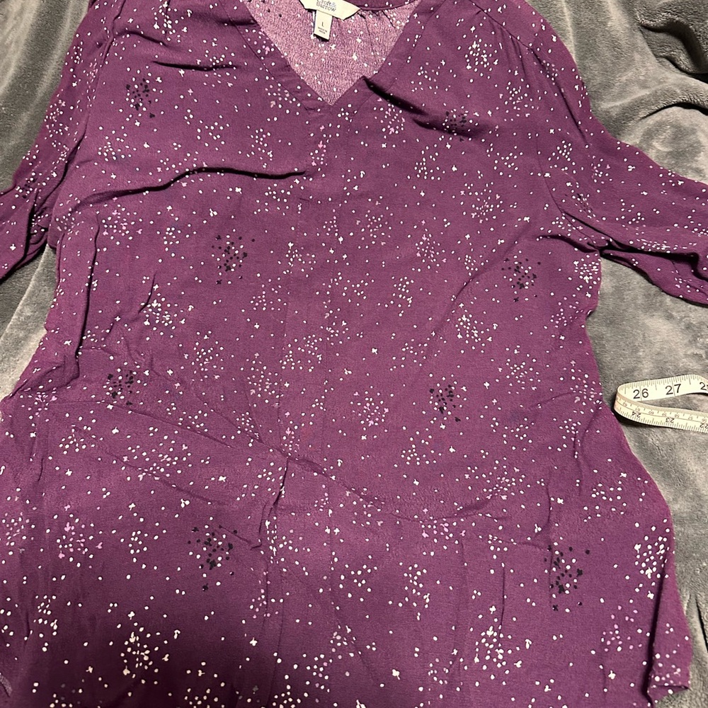 Croft & Barrow Purple Top